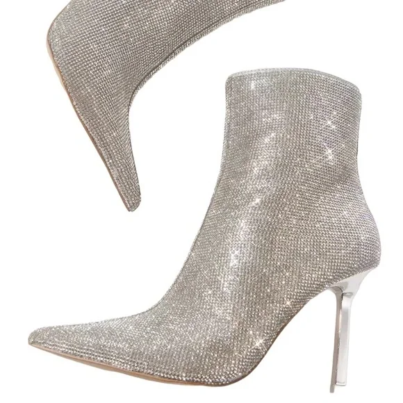 New Madden Girl Zavier boots rhinestone holiday boots - Picture 8 of 14